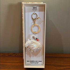 Haute Hippie | Beaded Swan Bag Charm 🦢